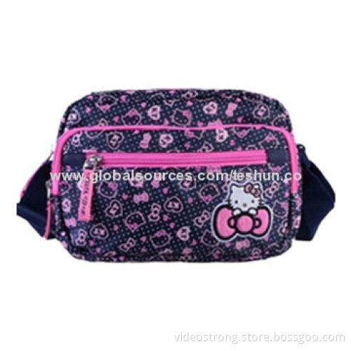 Kids' Handbag with Zipper, Made of Polyester or Nylon, Pass 6P and REACH, 3,000 Pieces MOQNew